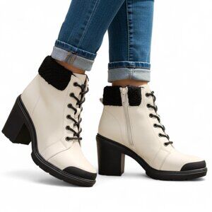 DR. SCHOLL's For the Love Tofu Heeled Ankle Boot, NEW! Size 8